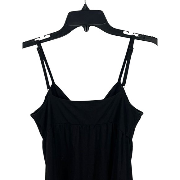 I.N.C Aztec Embroidered Sundress Adjustable Spaghetti Straps M Deep Black Casual - Picture 7 of 8